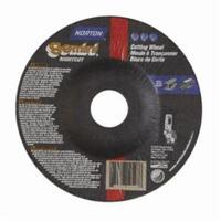 NORTON: 4-1/2 X .045 X 7/8 TYPE 27 DEPRESSED CENTER WHEELS, CUT-OFF WHEEL, 24 GRIT - ALUMINUM